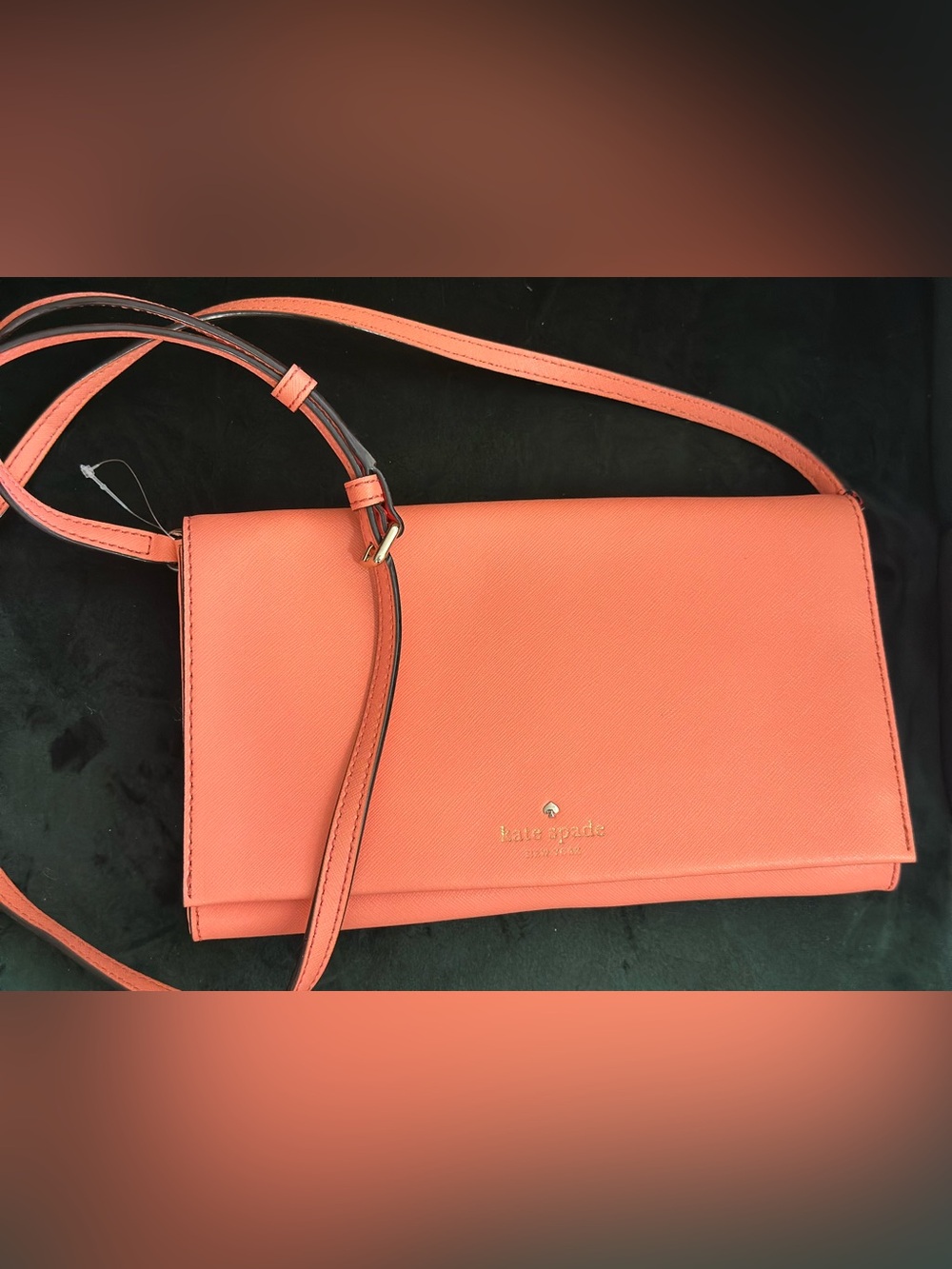 New Kate Spade Coral Crossbody Bag